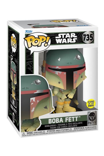 Pop! Boba Fett mit Gewehr (Glühen)