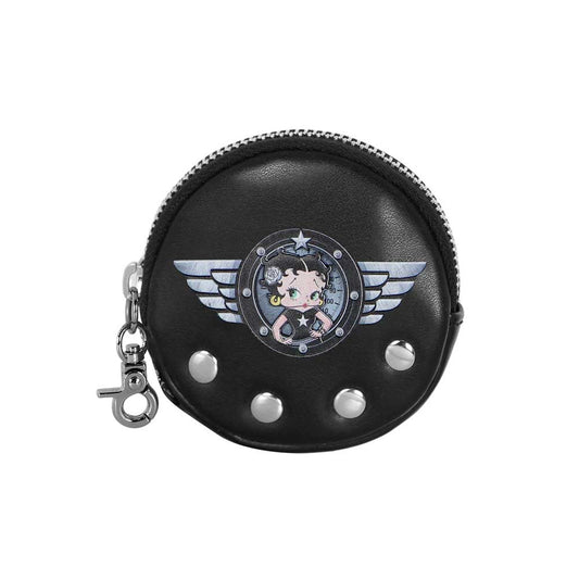 Betty Boop Motor Love-Porte-monnaie Cookie, Noir