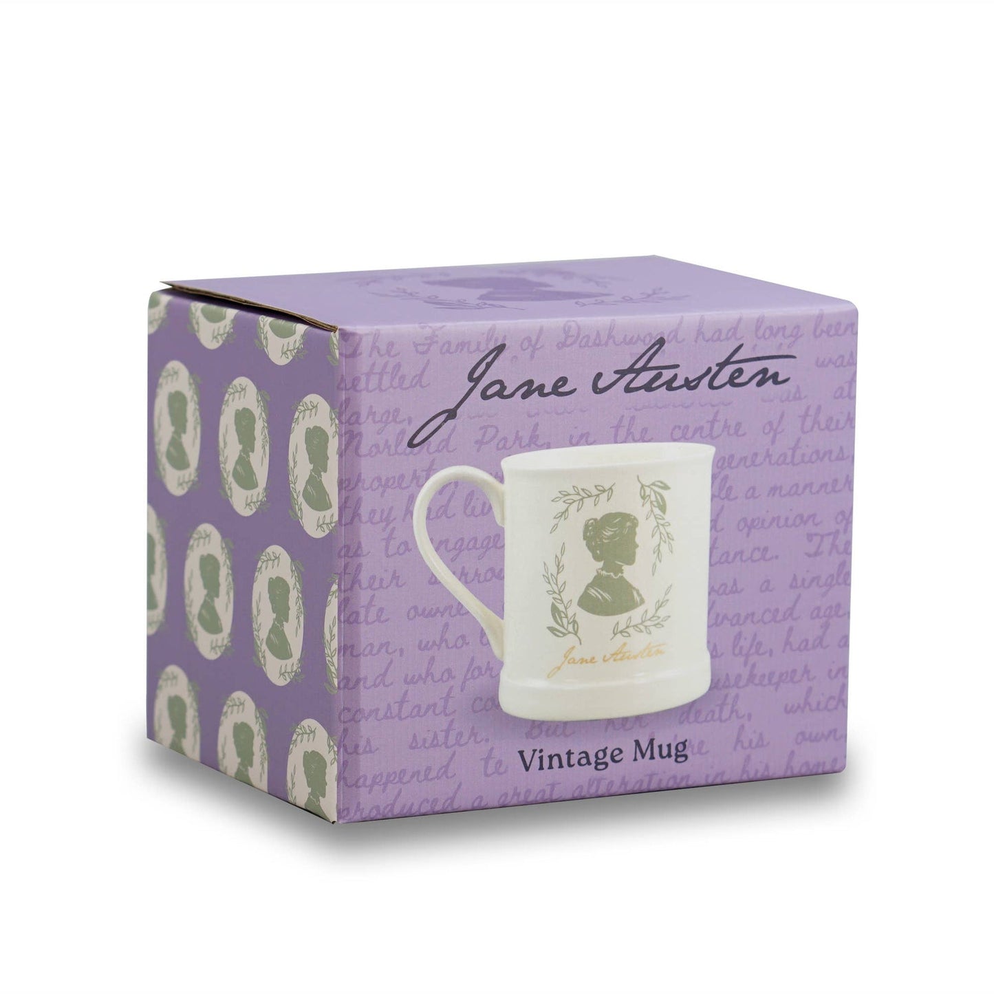 Tasse Jane Austen – Vintage-Silhouette, 375 ml