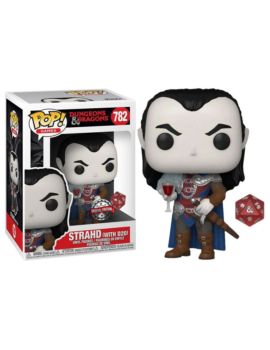 Pop! Strahd mit D20 (Metallic)