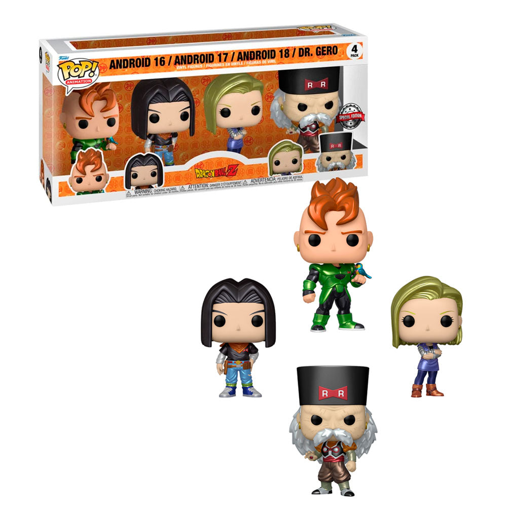 Funko Pop! Dragon Ball Z 4-PACK (SE)
