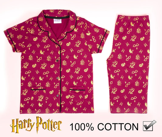 Pyjama – Set with Buttons – Harry Potter