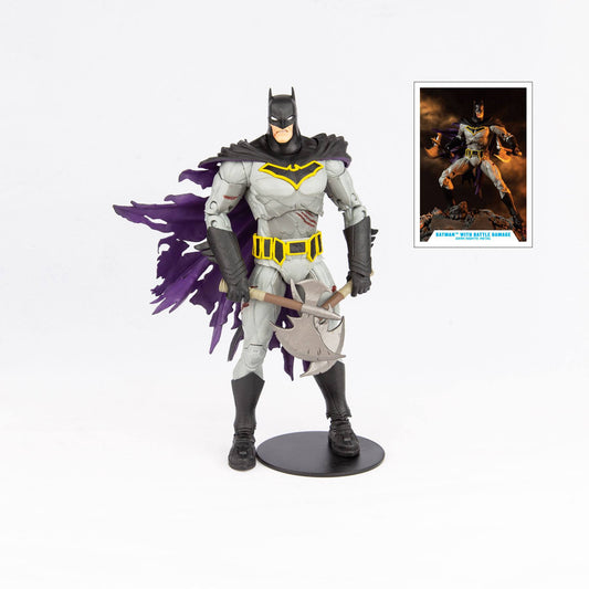 Batman avec Battle Damage (Dark Knights: Metal)