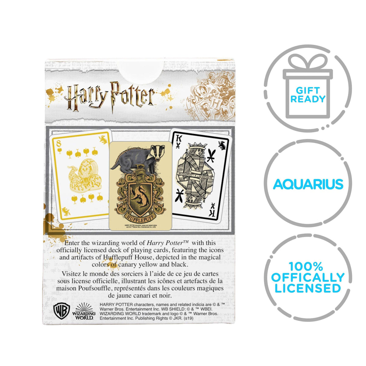 Jeu de cartes Harry Potter - Poufsouffle - vue 5