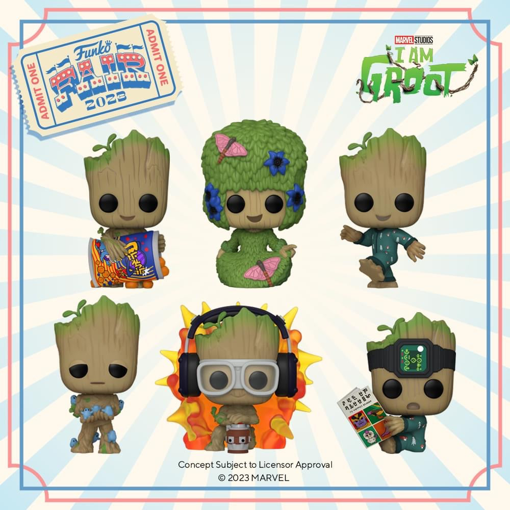 pop groot in onesie with book 1193