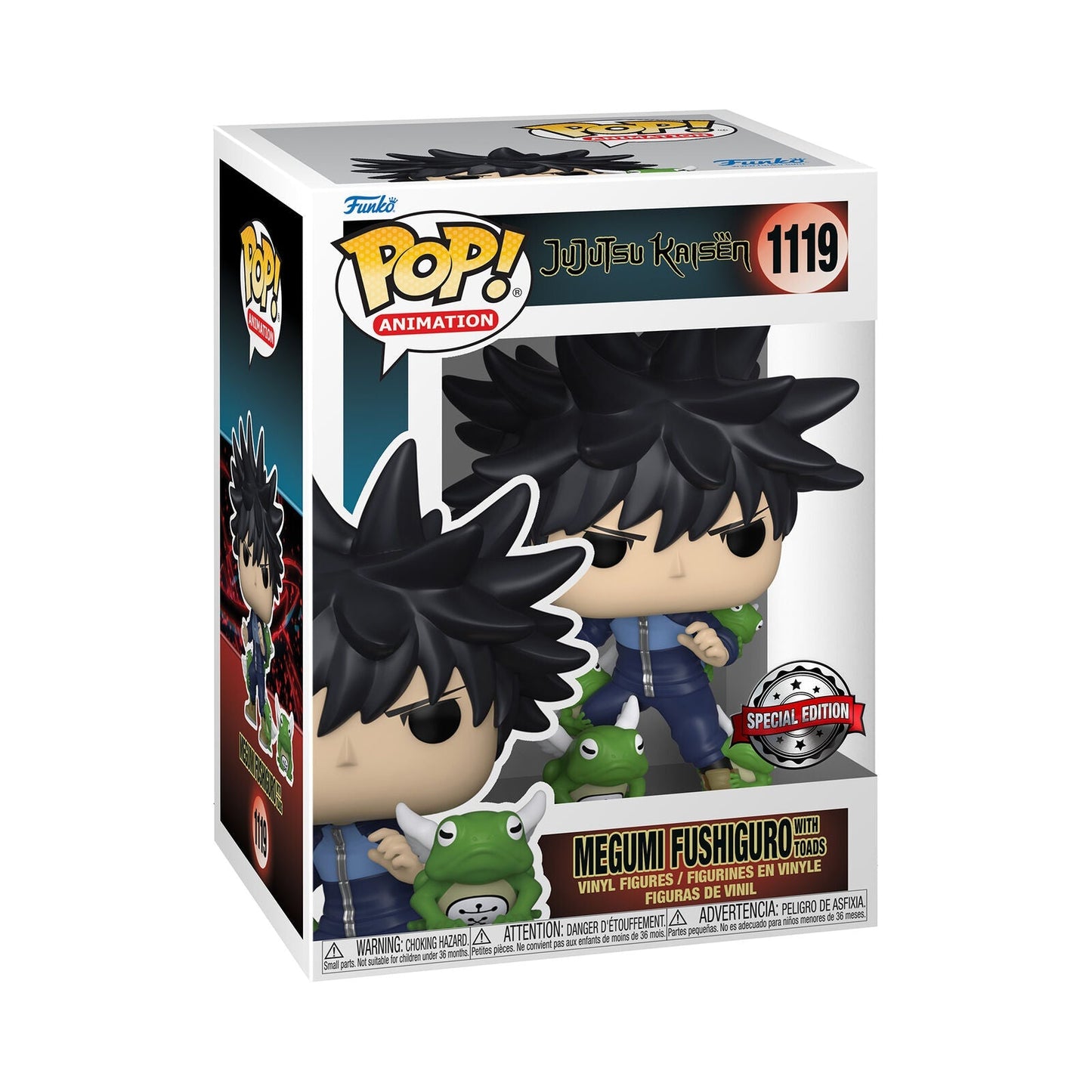 Funko Pop! & Buddy Megumi Fushiguro avec Toads (SE) – Jujutsu Kaisen