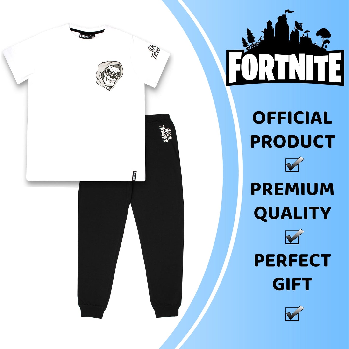 Fortnite Pyjamas with Skull Tropper