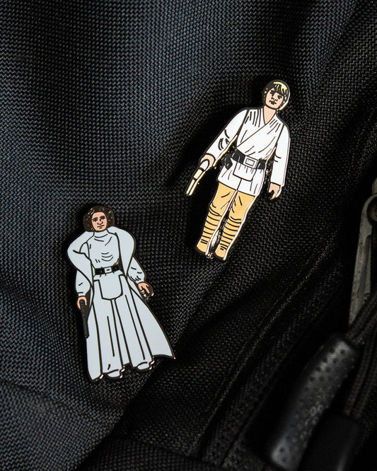 Pin's Star Wars Luke Skywalker & Princesse Leia – Pin Kings Numskull