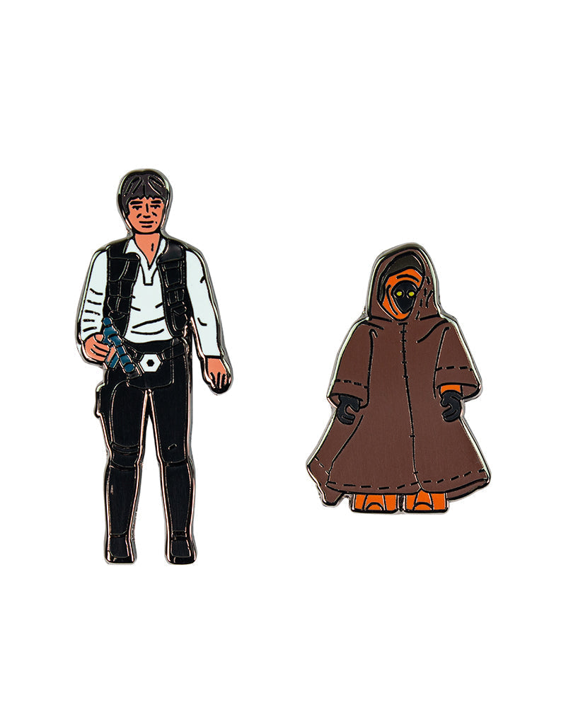 Star Wars Pin-Set 1.5 - Han Solo und Jawa