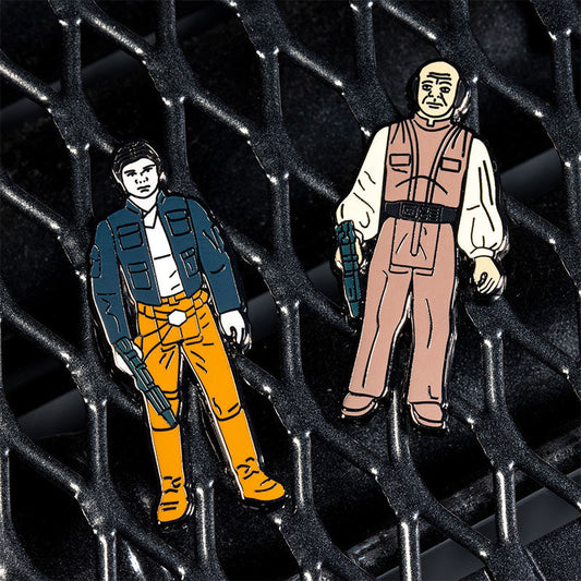 Pin's Star Wars Han Solo Bespin & Lobot Set 1.18 – Pin Kings Numskull