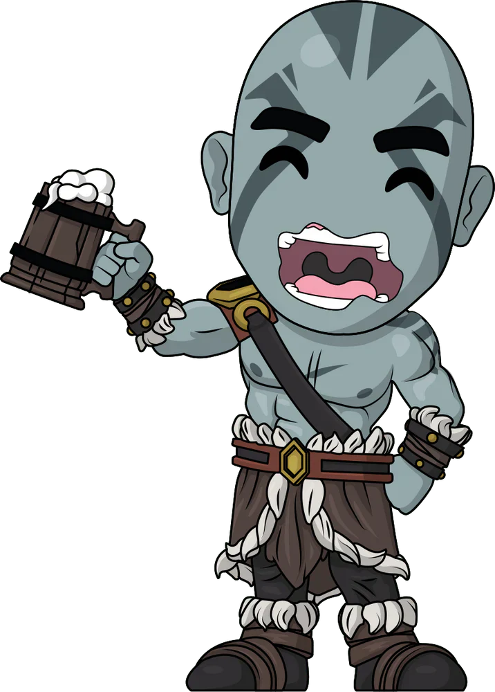 the legend of vox machina vinyl figurine grog strongjaw youtooz