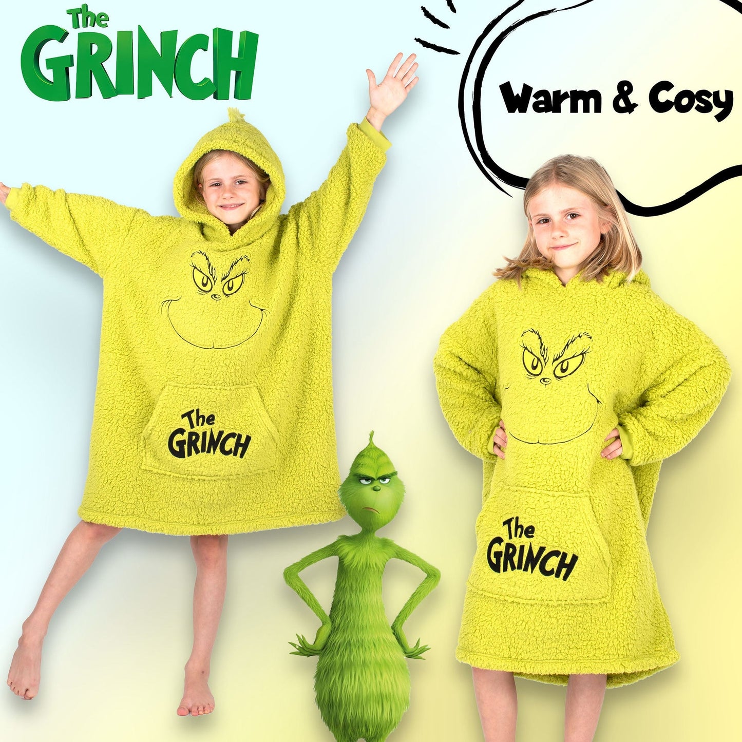 Sweat plaid oversize – The Grinch Oversized Blanket