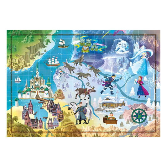Disney Story Maps Puzzle – Die Eiskönigin