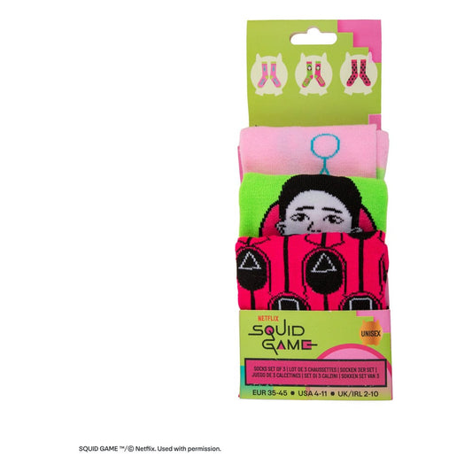 Squid Game – 3er-Pack Socken