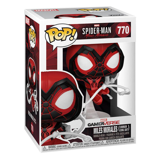 Pop! Miles Morales (karmesinroter Kapuzenanzug)