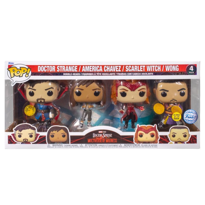Funko Pop! Doctor Strange Multiverse 4-PACK (SE) – Marvel