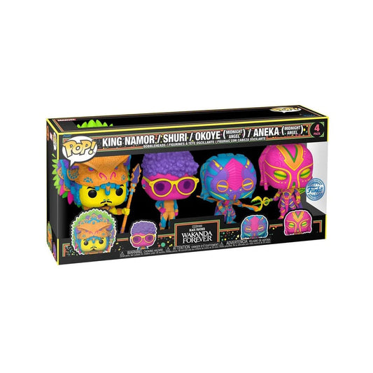 pop black panther wakanda forever 4 pack se