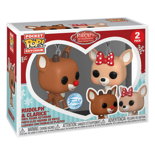 Funko Pop! Keychain Rudolphe & Clarice (SE)