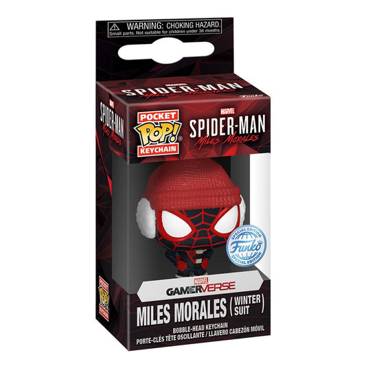 Pop! Keychain Miles Morales "Winter Outfit"