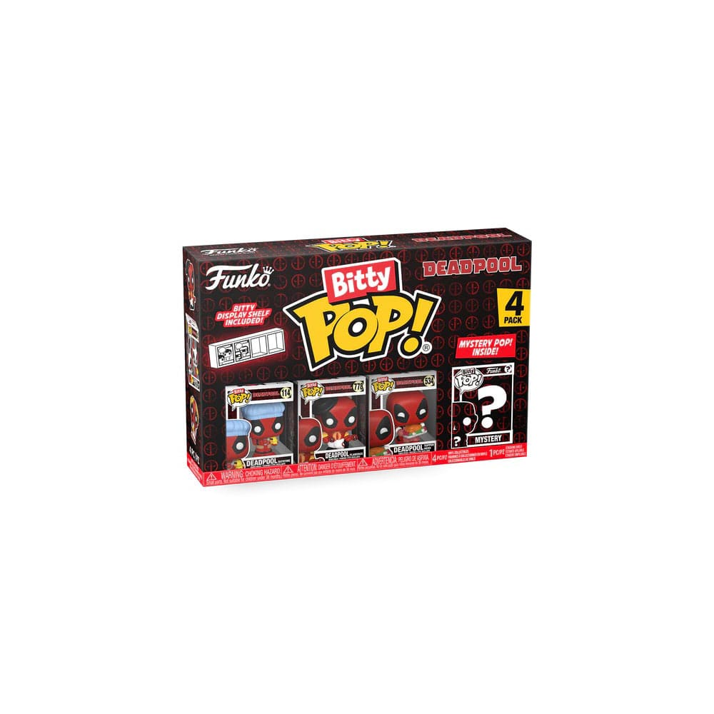Bitty Pop! Deadpool 4er-Pack Serie 2