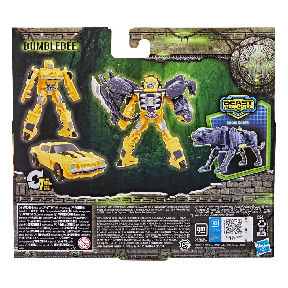 Transformers Beast Alliance Combiner Bumblebee & Snarlsabe