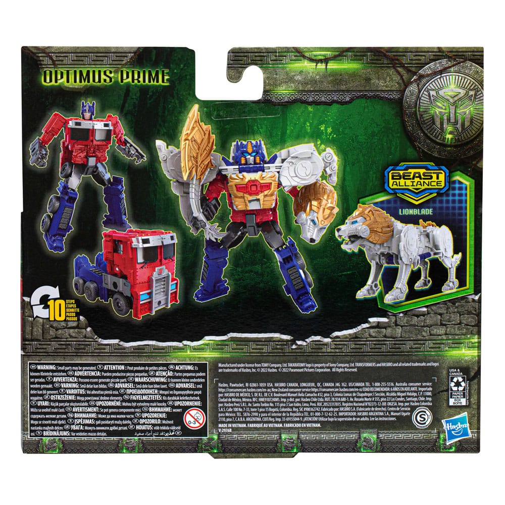 Transformers Beast Alliance Combiner Optimus Prime und Lionblade