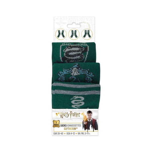 Harry Potter Pack 3 Paar Socken – Slytherin