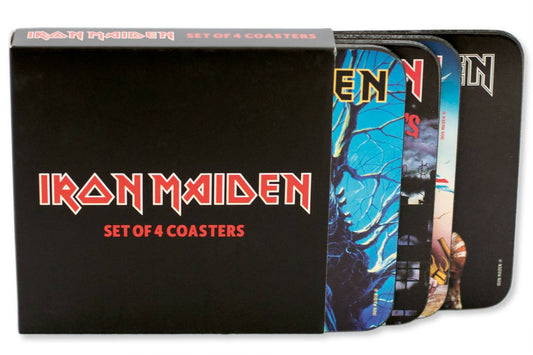 Packung mit 4 Iron Maiden-Untersetzern