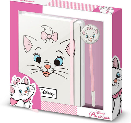 The Aristocats notebook with pen - Marie