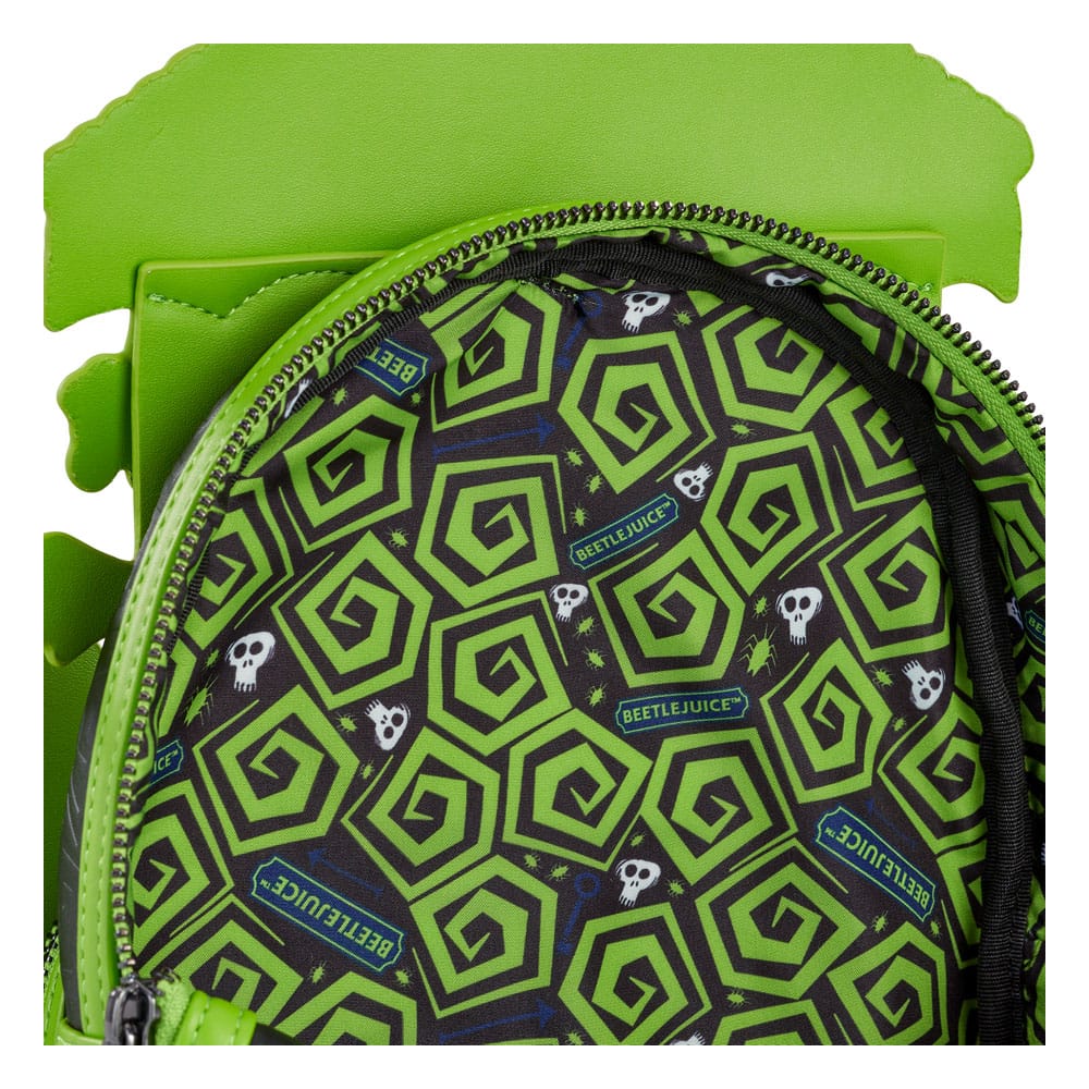 Beetlejuice Mini-Rucksack – Nadelstreifen