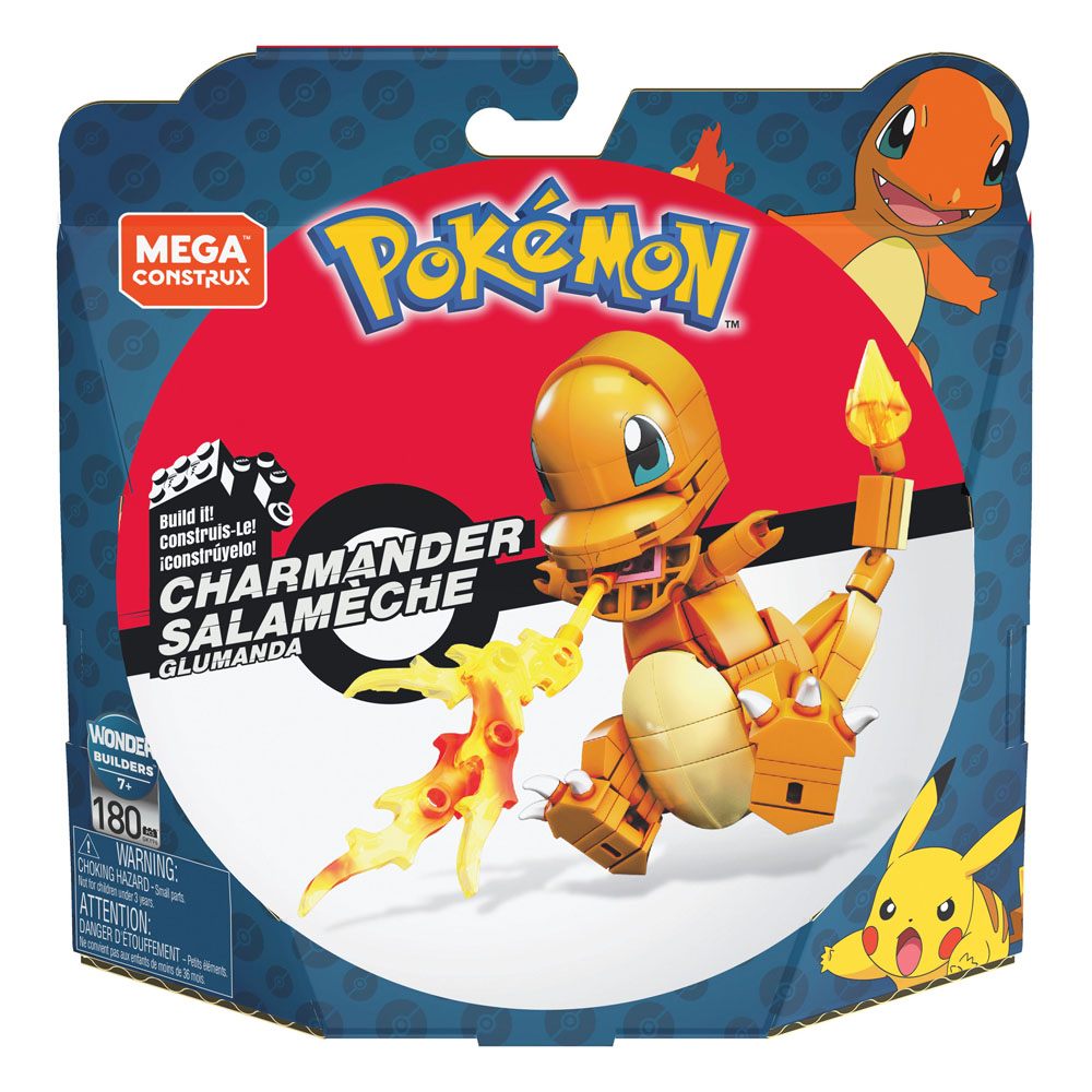 Mega Construx Pokémon-Konstruktionsspiel – Charmander