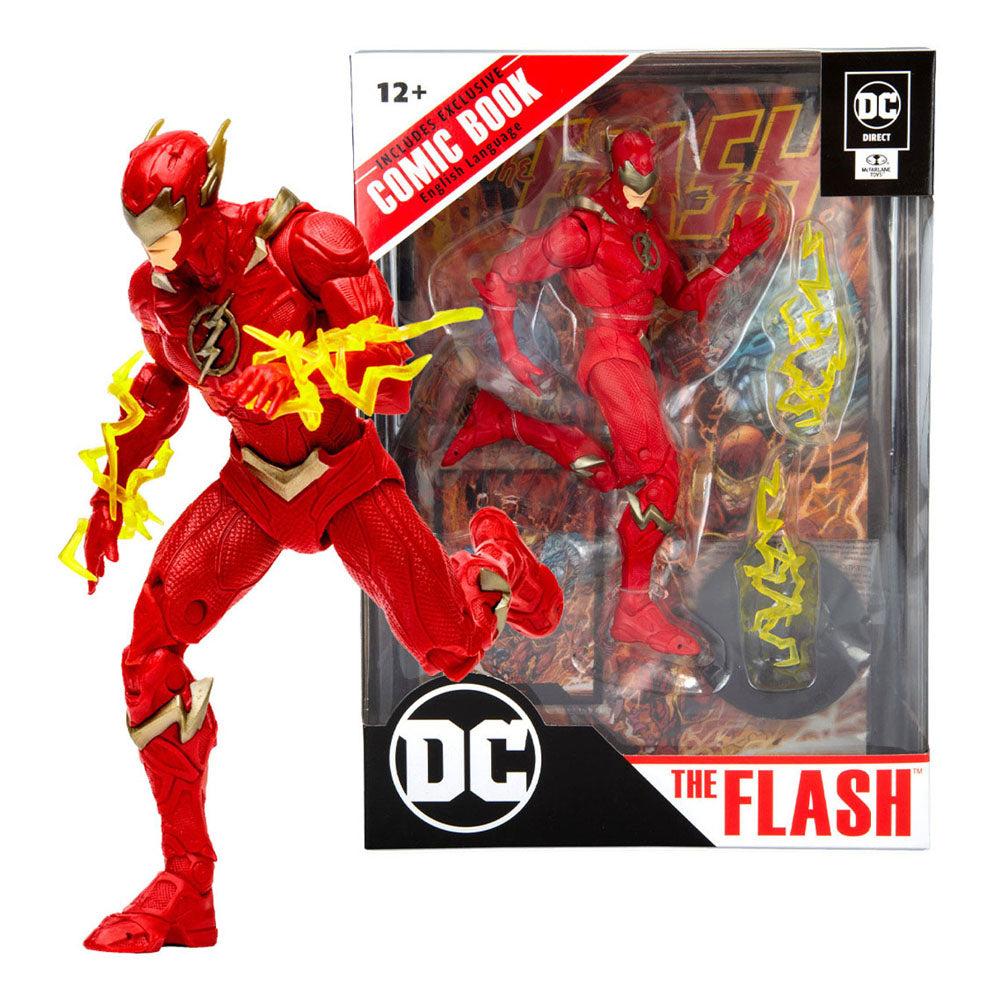 The Flash with Comic The Flash (Punchers Page)