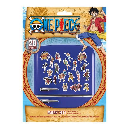 Set mit 20 One Piece-Magneten – The Great Pirate Era
