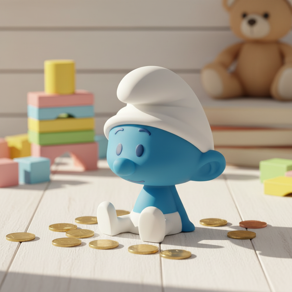 Tirelire Schtroumpf Chibi