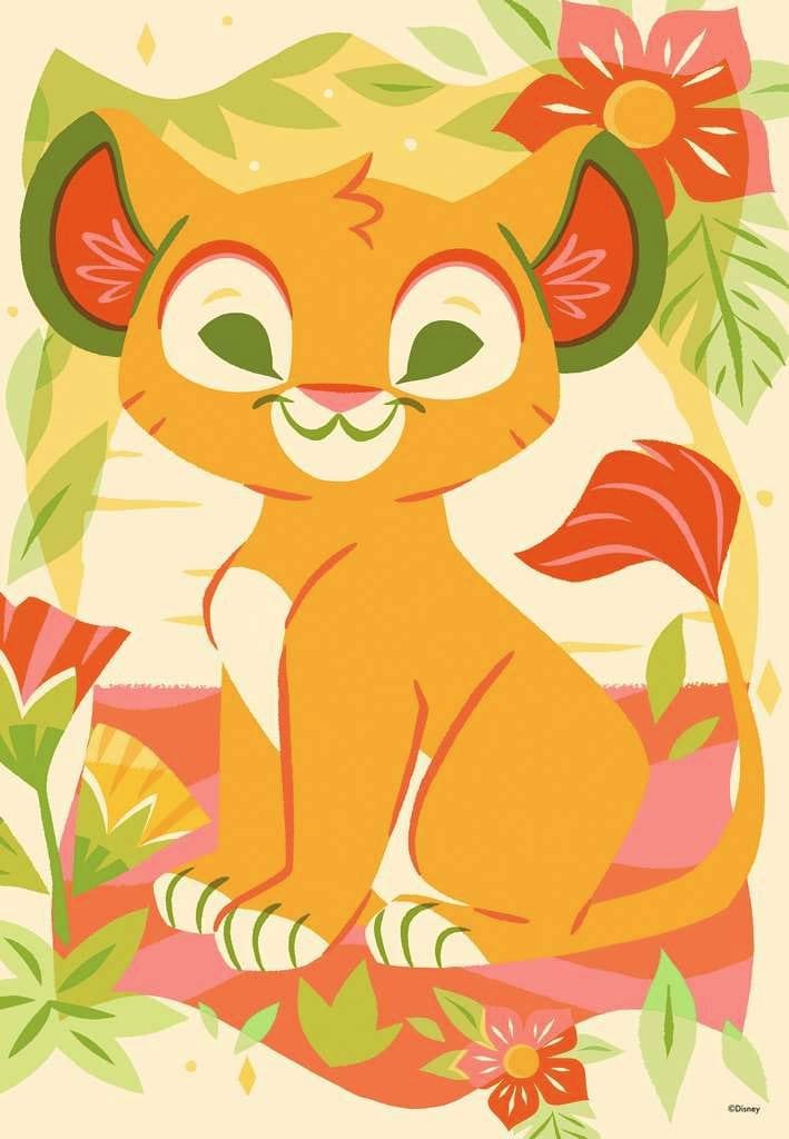 Puzzle Simba Le Roi Lion 300 pièces - boîte Ravensburger