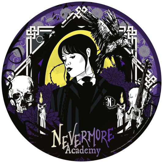 puzzle rond mercredi nevermore academy ravensburger