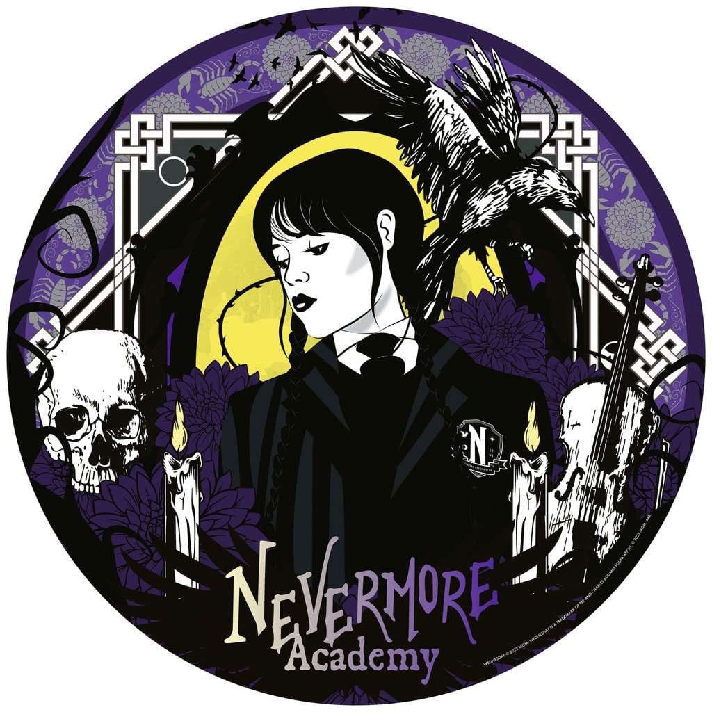 puzzle rond mercredi nevermore academy ravensburger