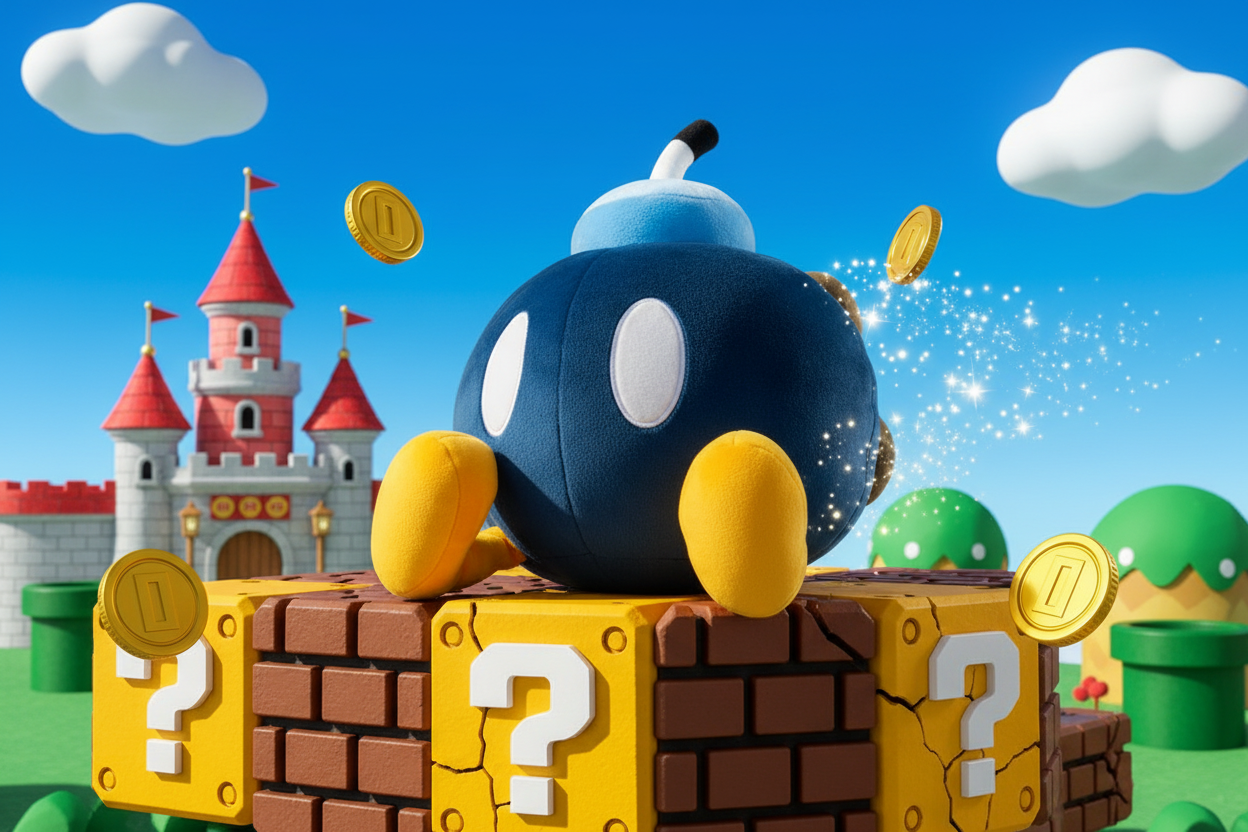 Super Mario Plüsch - Bob -omb