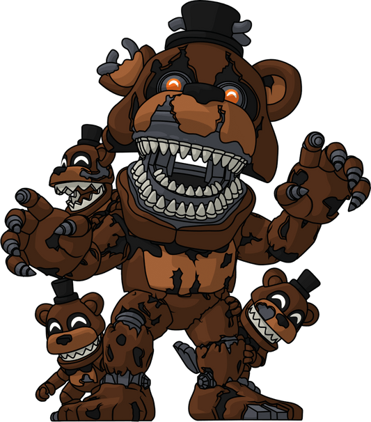 Nightmare Freddy und Freddles