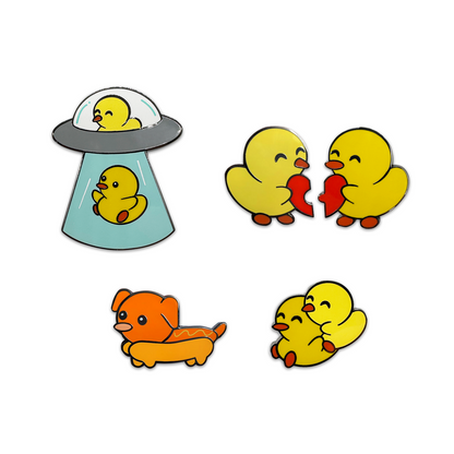 Duckie & Duck Anstecknadel-Set