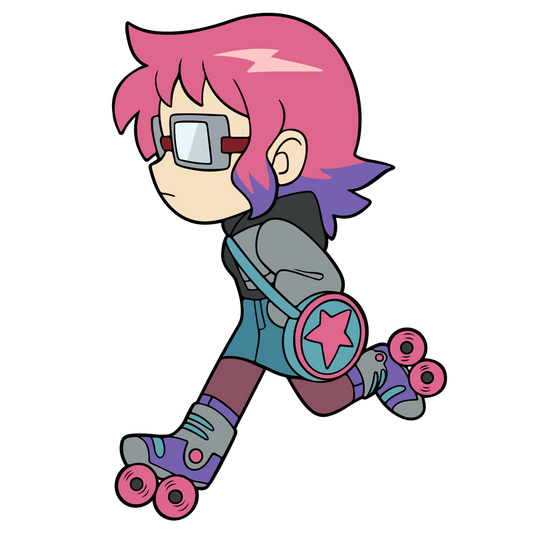 Ramona Schlittschuh-Pin