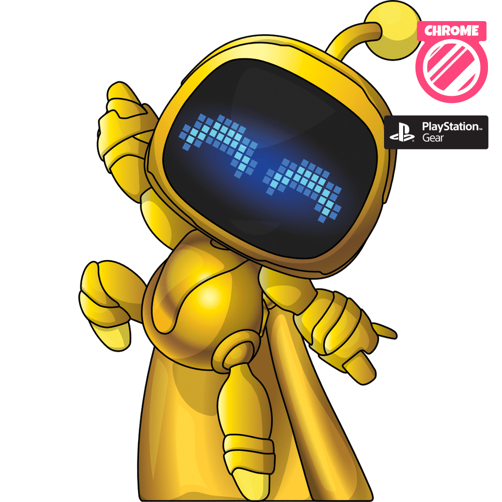 Chrome Gold Astro Bot