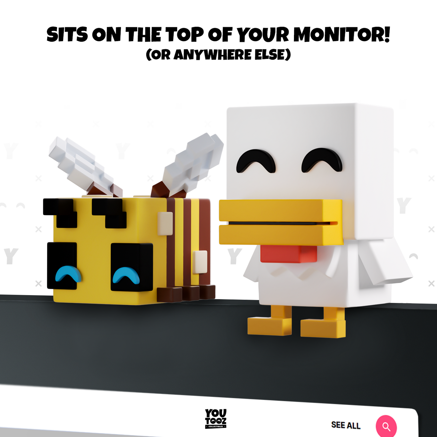 Bienen- & Hühner-Monitor-Buddies