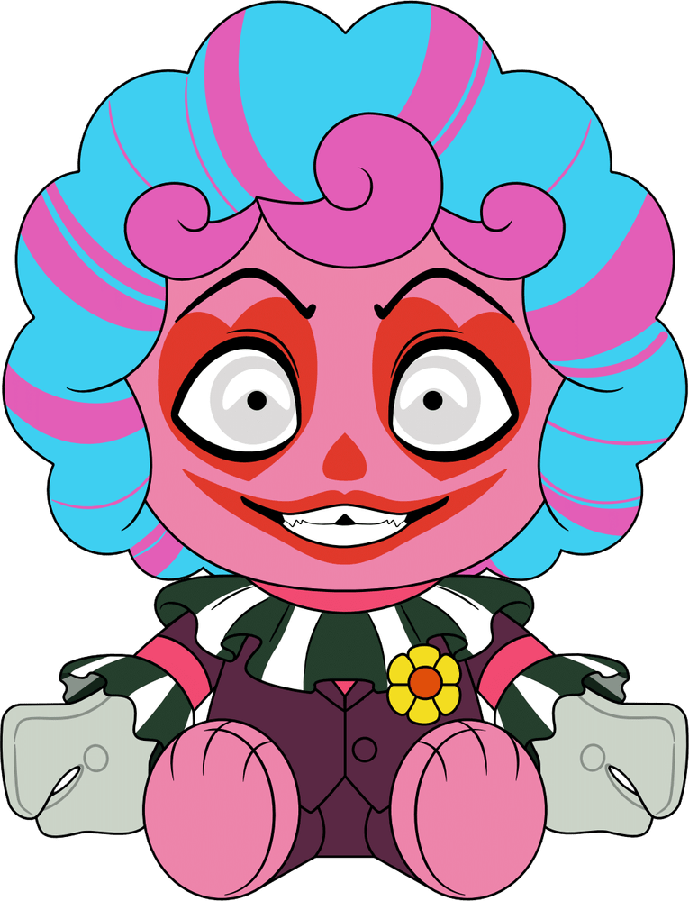 Blah Blah der Clown Plüschtier (23 cm)