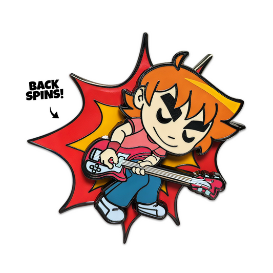 Scott spielt Gitarre Anstecker