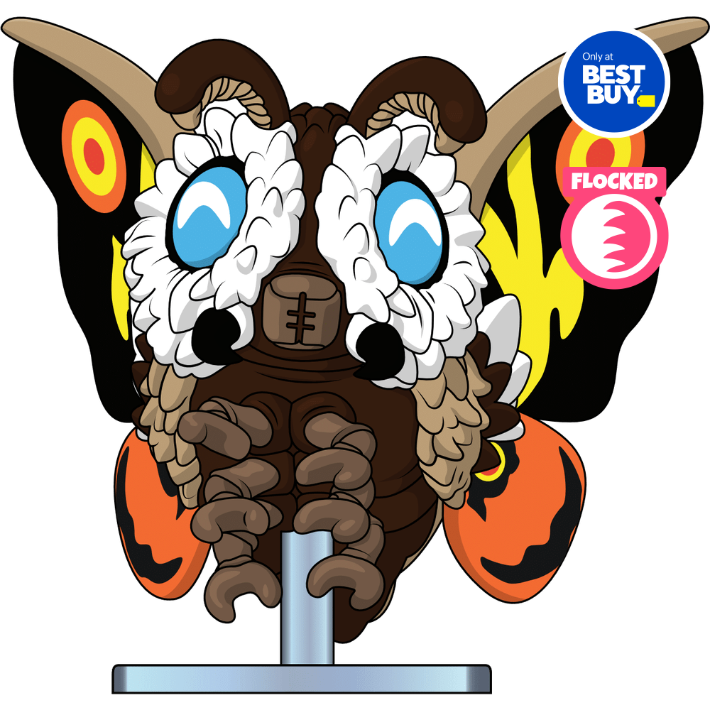 Mothra beflockt