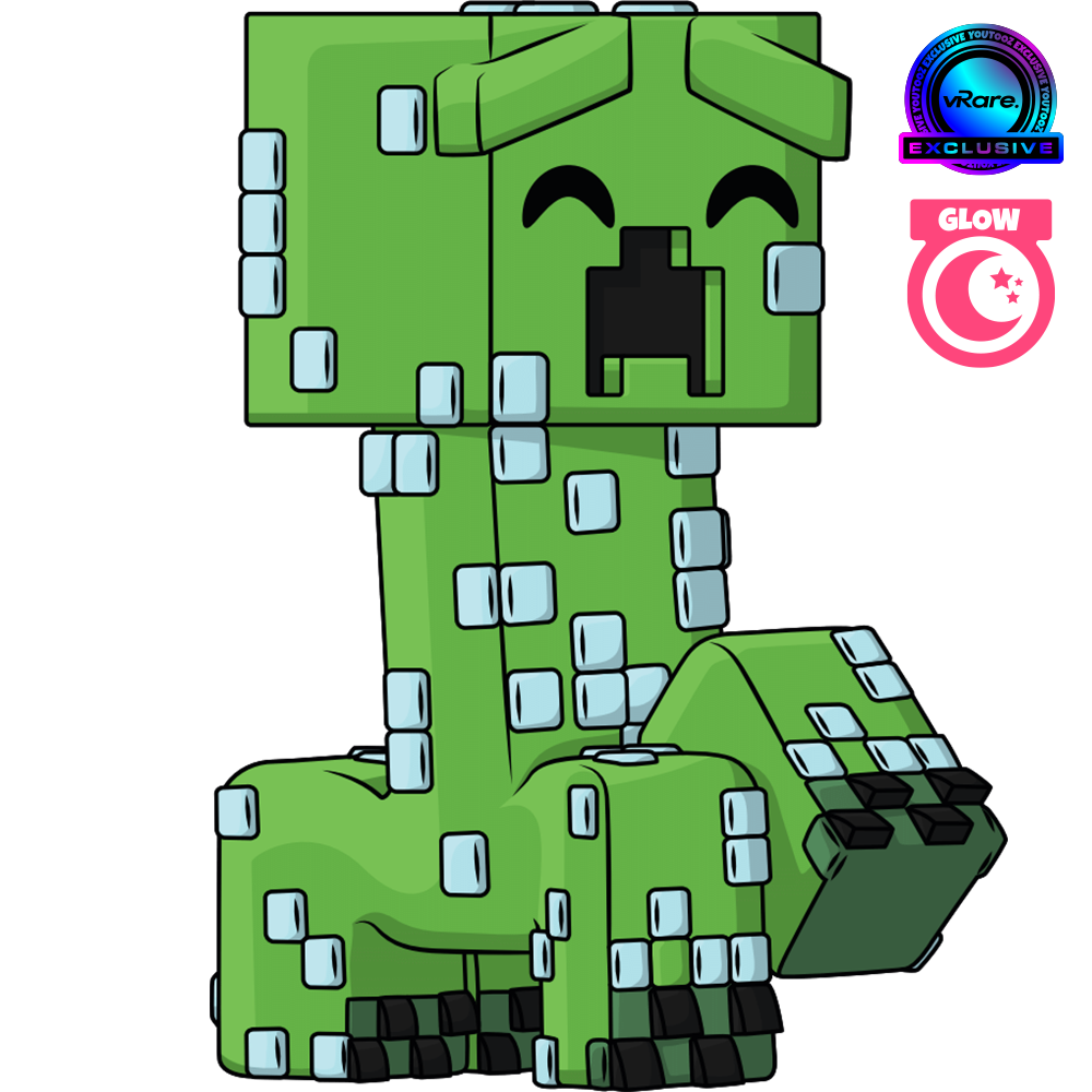Im Dunkeln leuchtender Creeper
