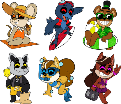 Popgoes Beach Pin-Set