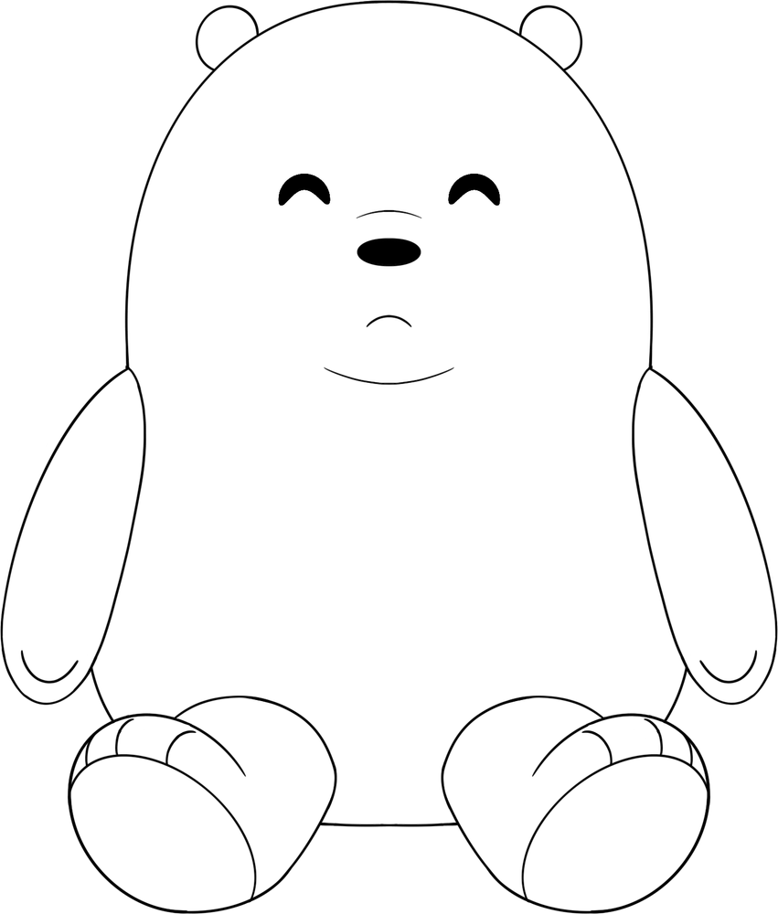 Eisbär Plüschtier (23cm)