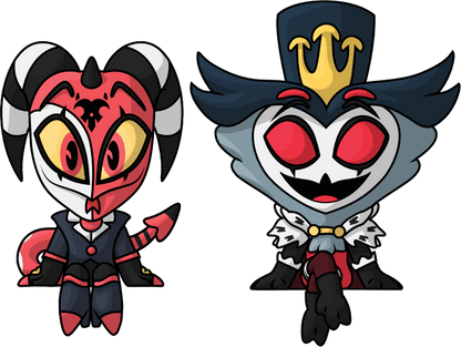 Blitzo & Stolas Monitor Buddies